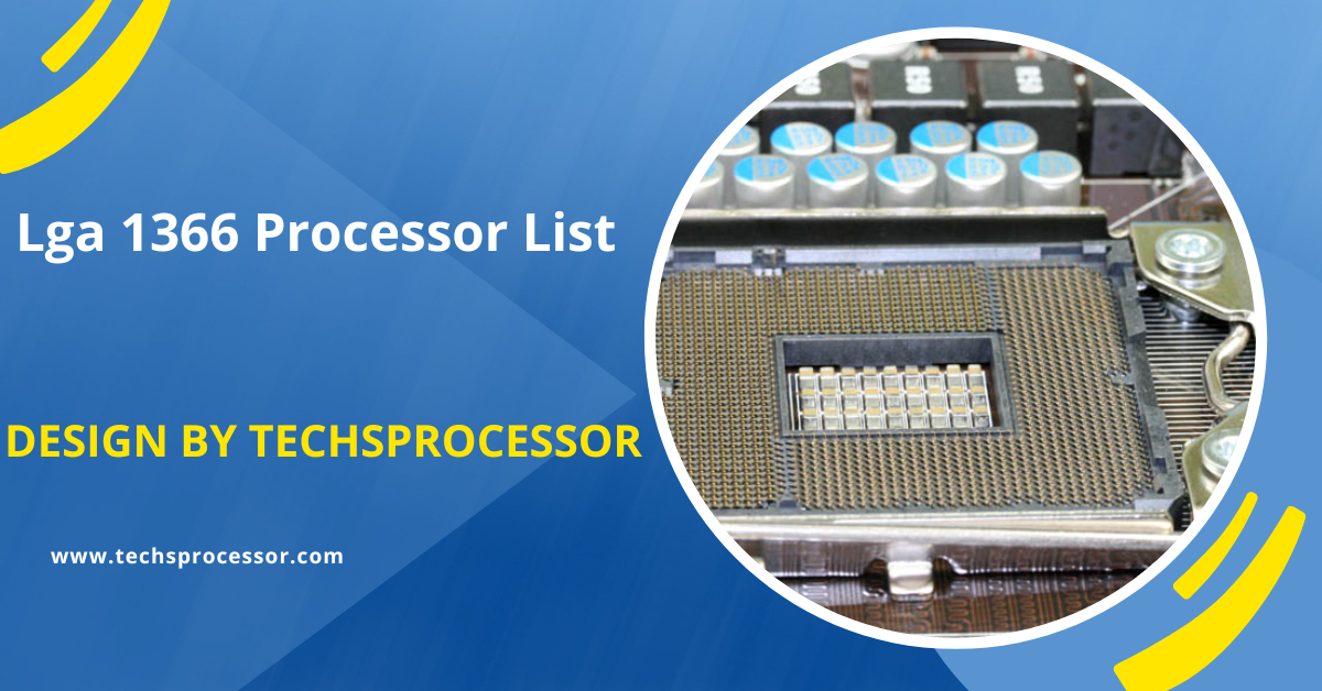 Lga 1366 Processor List