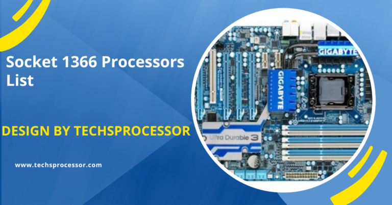 Socket 1366 Processors List